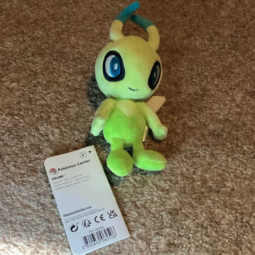 Pokemon center  Green Celebi Plush